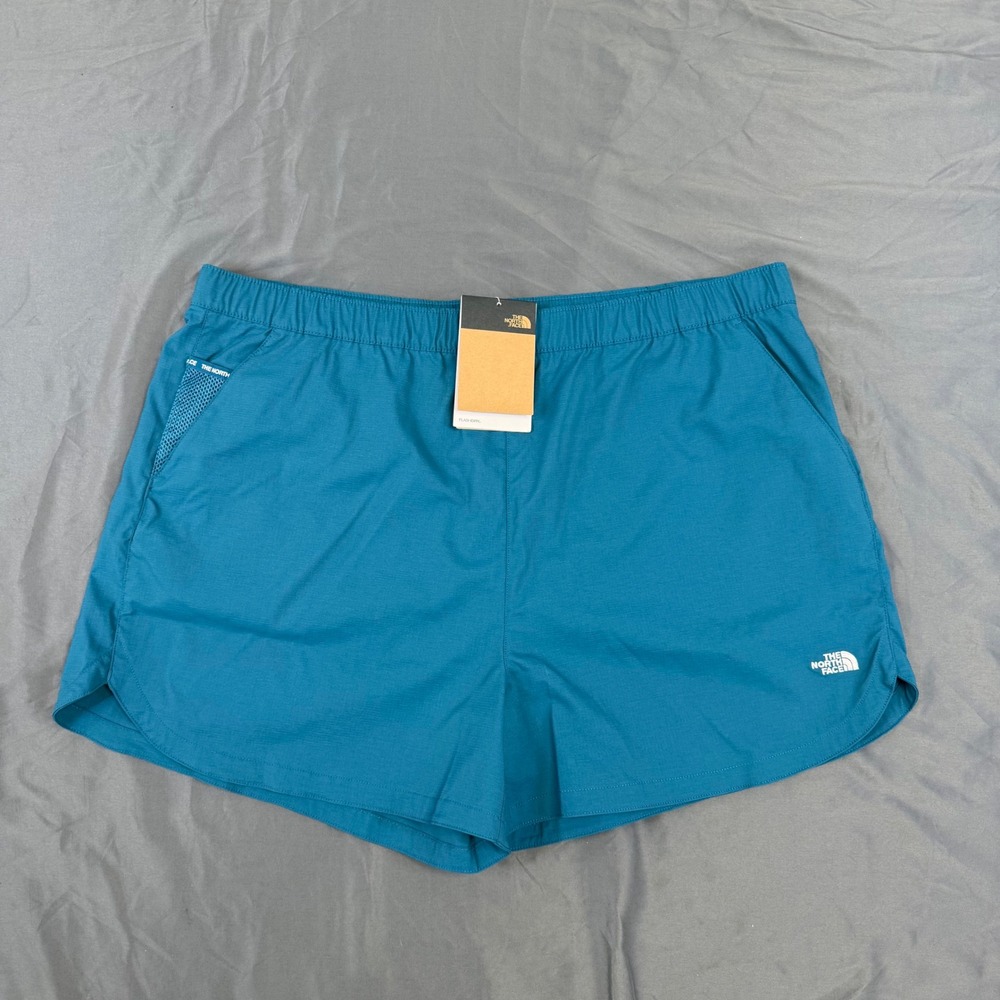 North Face Class V Pathfinder Pull-On Shorts Blue Moss XXL NF0A86SAOOX Womens